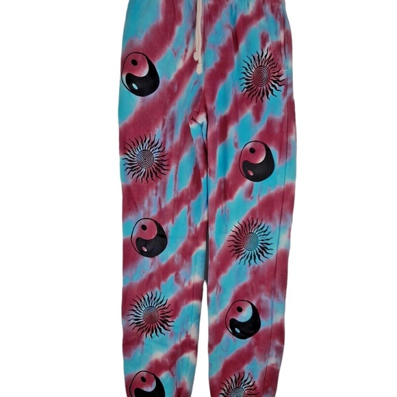 Urban Outfitters Tie Dye Ying Yang Sun Jogger Sweatpants Size M - Picture 3 of 5